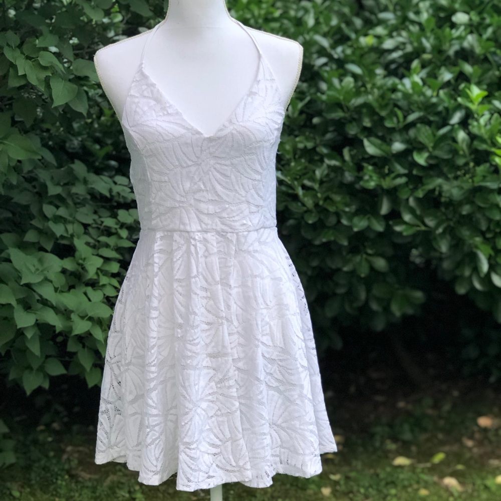 NWOT Express White Lace Dress